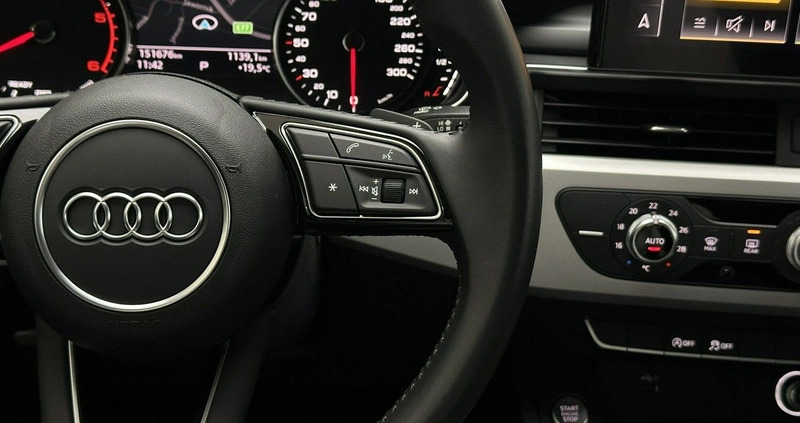 Audi A4 cena 105900 przebieg: 151676, rok produkcji 2020 z Piła małe 781